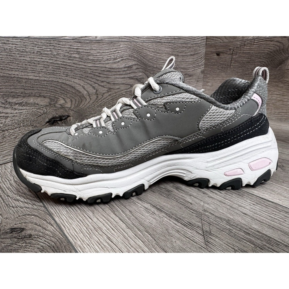 Skechers D'Lites 11947 Gray Athletic Shoes Sneakers Women's Size 8.5 - Picture 7 of 13